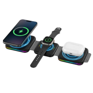 3-in-1 Foldable Magnetic Wireless Charger