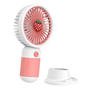 Mini Portable Cartoon Fruit Fan (USB / Battery)